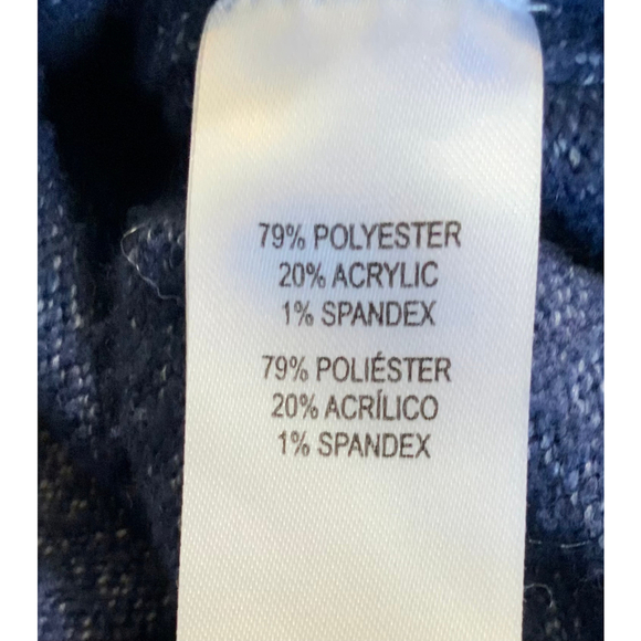 Weatherproof Vintage Men's Sweater Size Large Blue Round Neck Preppy Academia - Picture 11 of 13